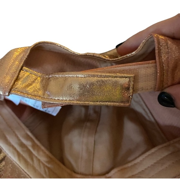 Disney Parks Mickey Mouse Rose Gold Sequin Adult Baseball Cap - Picture 8 of 11